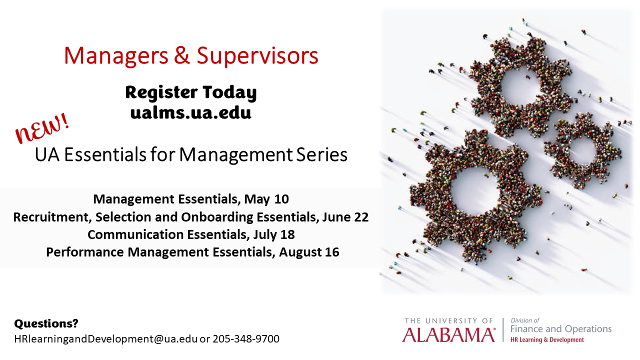 Learning & Development – Human Resources | The University Of Alabama