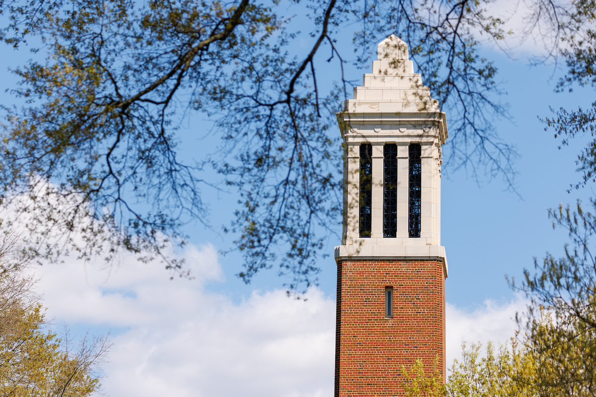 Denny chimes top of the tower view