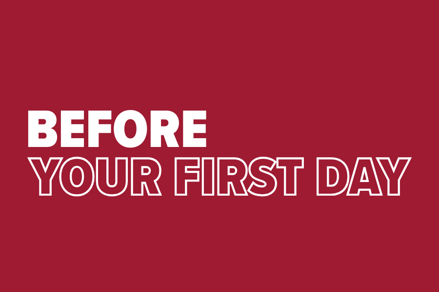 Before your first day